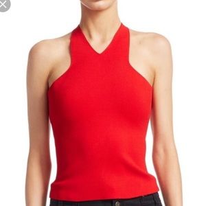 ALC Adina Cross Back cute top red in XS